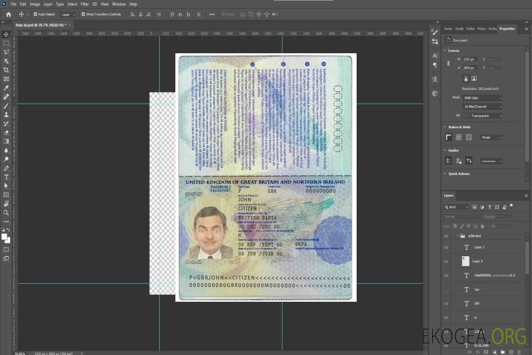 Modèle de passeport du Royaume-Uni au format PSD, entièrement modifiable, 2006-2010 template Modèle de passeport du Royaume-Uni au format PSD, entièrement modifiable, 2006-2010 template